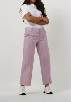 SUMMUM e pantalon trousers wide leg classic stretch paars Hot