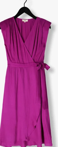 SUNCOO e midi jurk cesaria paars Best