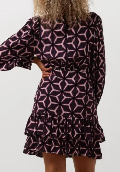 SUNCOO e mini jurk chama paars Hot