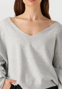 PENN & INK jumper w25b344 lichtgrijs Hot