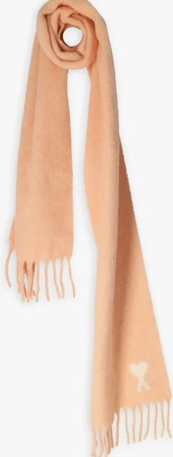 AMI PARIS sjaal sf673 laine perzik