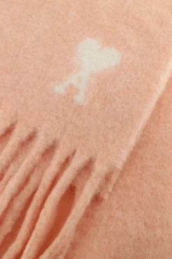 AMI PARIS sjaal sf673 laine perzik