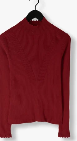 AAIKO rode tops & t-shirts vida ruffle vis 301 sweaters rood Best