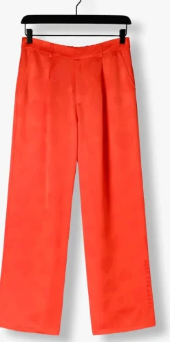 ALIX THE LABEL rode pantalon ladies woven hearts pants rood Sale