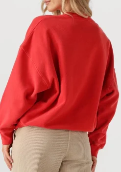 AMERICAN VINTAGE rode trui plizzy rood Clearance