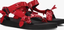 ARIZONA LOVE rode platte sandalen trekky bandana rood Sale