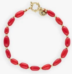 BONNIE STUDIOS rode armbanden tommy wild bracelet rood Best
