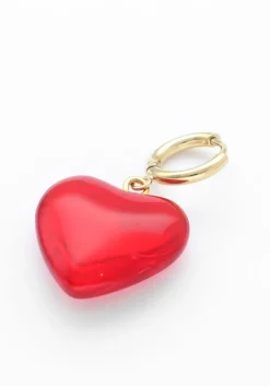 BONNIE STUDIOS rode bedels red heart pendant rood