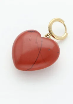 BONNIE STUDIOS rode bedels heart copper pendant rood New