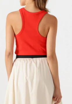 CO'COUTURE rode top saharacc embroidery tank top rood Hot