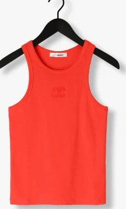 CO'COUTURE rode top saharacc embroidery tank top rood Hot