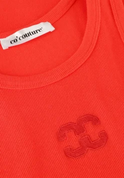 CO'COUTURE rode top saharacc embroidery tank top rood Hot