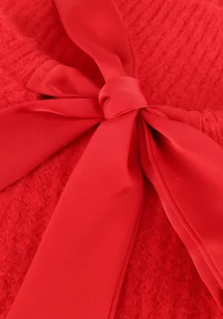 CO'COUTURE rode trui coralie bow rib knit rood Discount