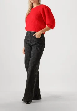 CO'COUTURE rode trui coralie bow rib knit rood Discount