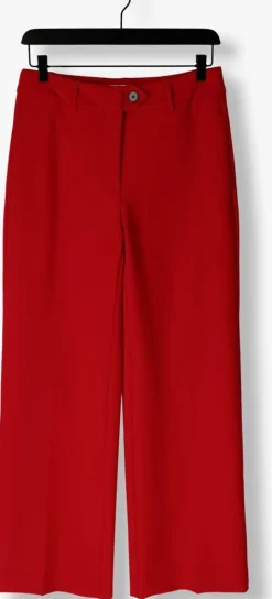 CO'COUTURE rode wijde broek vola long wide pant rood Discount
