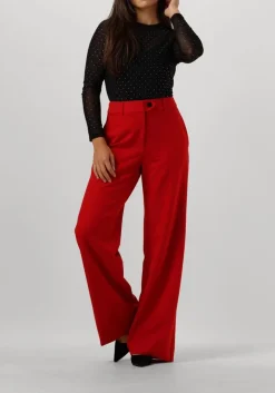 CO'COUTURE rode wijde broek vola long wide pant rood Discount