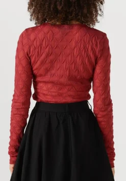 COPENHAGEN MUSE rode blouses cmhanna-top rood Sale