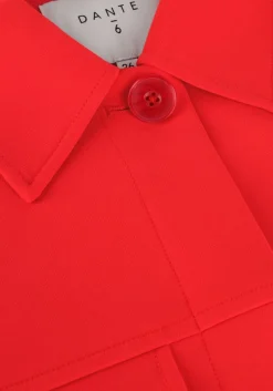 DANTE6 rode jack linx patch pockets jacket rood Discount