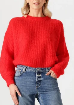DES PETITS HAUTS rode trui burma rood Clearance