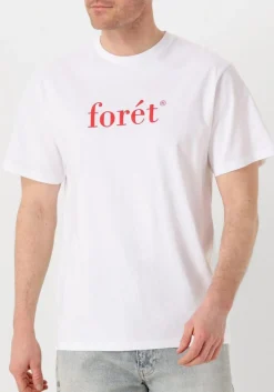FORÉT rode forét t-shirt amber t-shirt rood Discount
