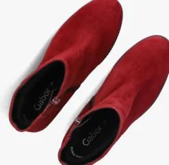 GABOR rode enkellaarsjes 780.1 rood Sale