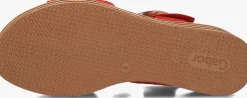 GABOR rode platte sandalen 550.2 rood Outlet