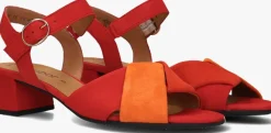 GABOR rode sandalen met hak 772.1 rood Best