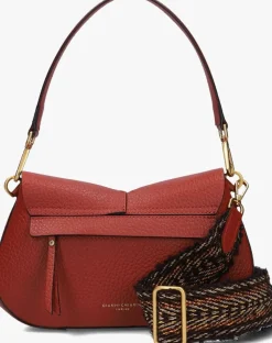 GIANNI CHIARINI rode schoudertas helena round 11088 rood