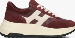 HOGAN rode lage sneakers h669 allacciato h rood Discount