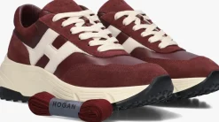 HOGAN rode lage sneakers h669 allacciato h rood Discount
