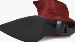 LINA LOCCHI rode hoge laarzen av 256 rood Discount