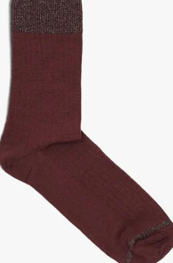 MP DENMARK rode beenmode erina wool rib rood Clearance