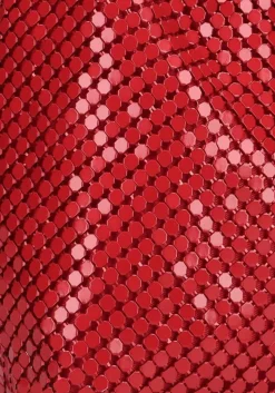 NÚNOO rode núnoo schoudertas dandy metal rood Best