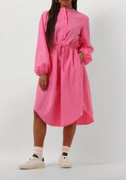 PENN & INK rode midi jurk dress midi rood Online