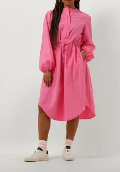 PENN & INK rode midi jurk dress midi rood Online