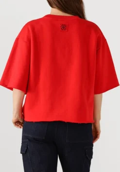 PENN & INK rode t-shirt sweater w25f1702 rood Online