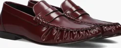 POSA rode loafers penny loafer twinkle rood Discount