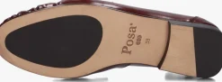 POSA rode loafers penny loafer twinkle rood Discount
