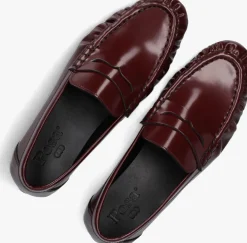 POSA rode loafers penny loafer twinkle rood Discount