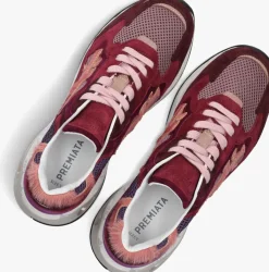 PREMIATA rode lage sneakers sharky-d rood Online