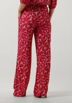 SPOOQ THE LABEL rode lange broeken celia pants rood