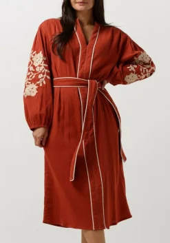 STELLA FOREST rode midi jurk e24ro012 rood