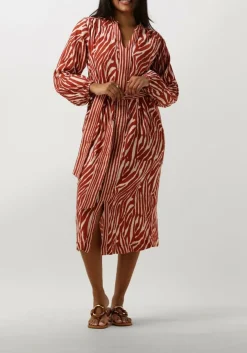 STELLA FOREST rode midi jurk e24ro053 rood Hot
