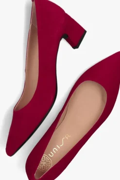 UNISA rode pumps jasul rood Online