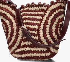 VANESSA BRUNO rode handtas panier pm rood Online