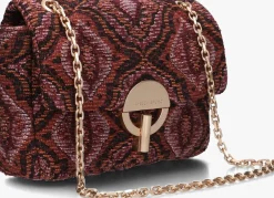 VANESSA BRUNO rode schoudertas moon moyen rood Best