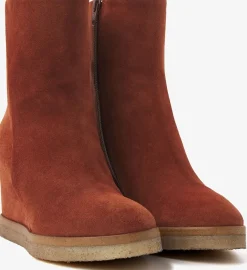 VIA VAI rode enkellaarsjes aura miley rood Discount