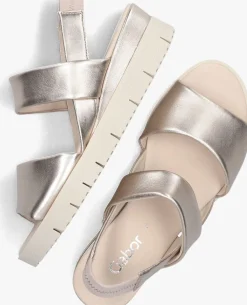 GABOR roségouden sandalen 771.3 rosegoud Discount