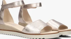 GABOR roségouden sandalen met hak 780.2 rosegoud Discount