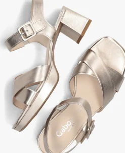 GABOR roségouden sandalen met hak 953 rosegoud Online